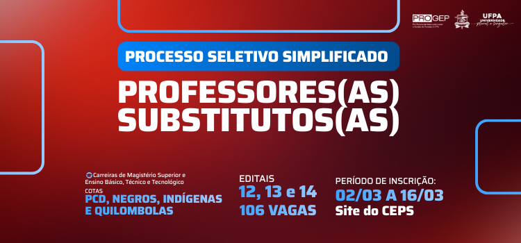 UFPA lança primeiro processo seletivo unificado para professores substitutos