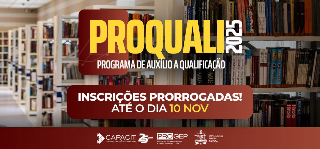 Inscrições para o PROQUALI são prorrogadas até o dia 10 de novembro